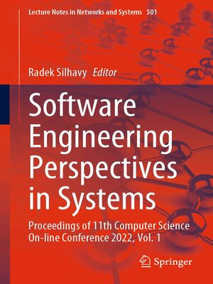cover image of Software Engineering Perspectives in Systems